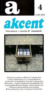 Akcent numer 4 (126) 2011