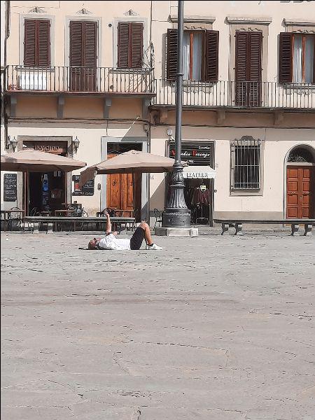 Fot. Ewa Mazur, Piazza Santa Croce